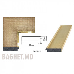 Gold plastic frame Art.No: 76-01-11 at 4,33 USD | Baghet.md