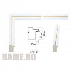 Rama din plastic - Art: 27-01-01 numai la RAME.RO