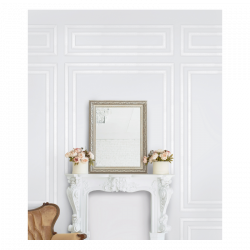 Elegant interior molding, article 130-115 white