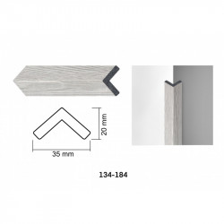 Interior moulding for walls (corner) 134-184, make your unique decor for walls