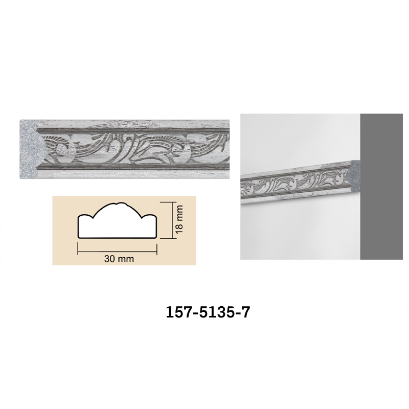 Interior moulding for walls 157-5135-7, make your unique decor for walls