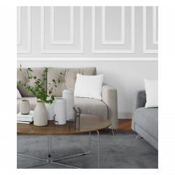 Elegant interior molding, article 120-114 white