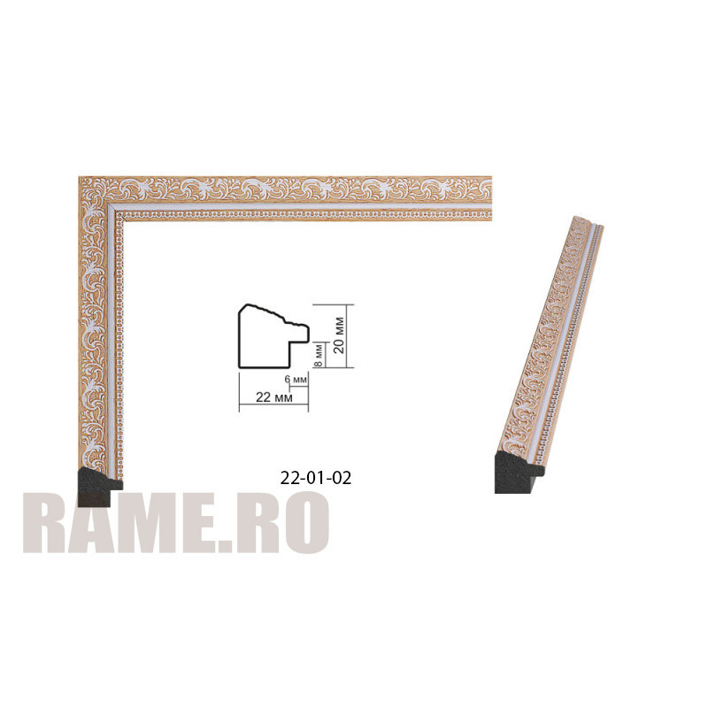 Rama din plastic - Art: AM2220-x073 numai la RAME.RO