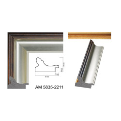 Plastic Frame Art.No: AM5835 2211 (silver color) at 15,12 RON (TVA not inc.) | RAME.RO