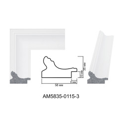 Plastic Frame Art.No: AM5835 0115-3 at 15,12 RON (TVA not inc.) | RAME.RO