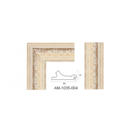 AM1035-004 Plastic Frame beige with patterns in Romania | Rame.ro