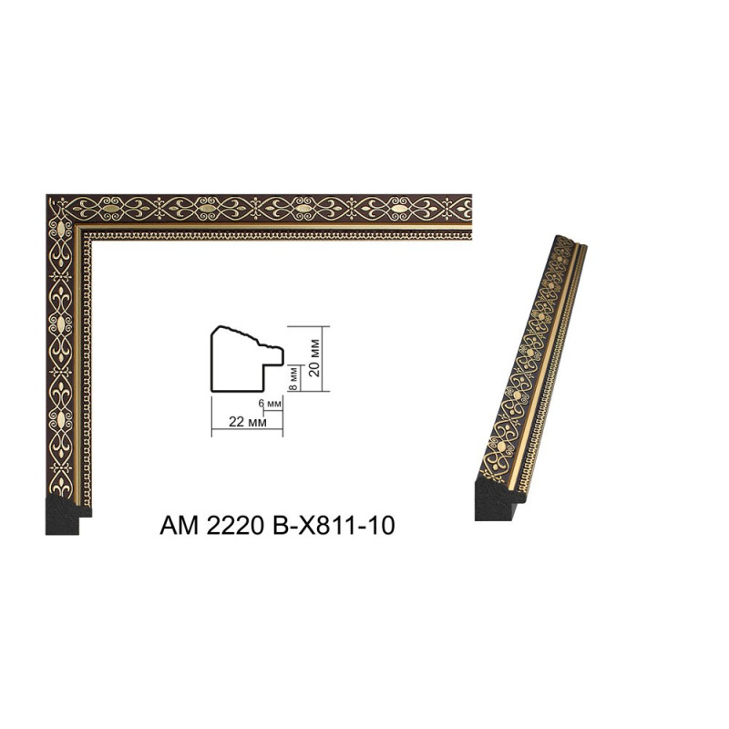 Plastic Frame Art.No: AM2220-x811-10 at RAME.RO