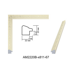 Plastic Frame Art.No: AM2220B-x811-67 at RAME.RO