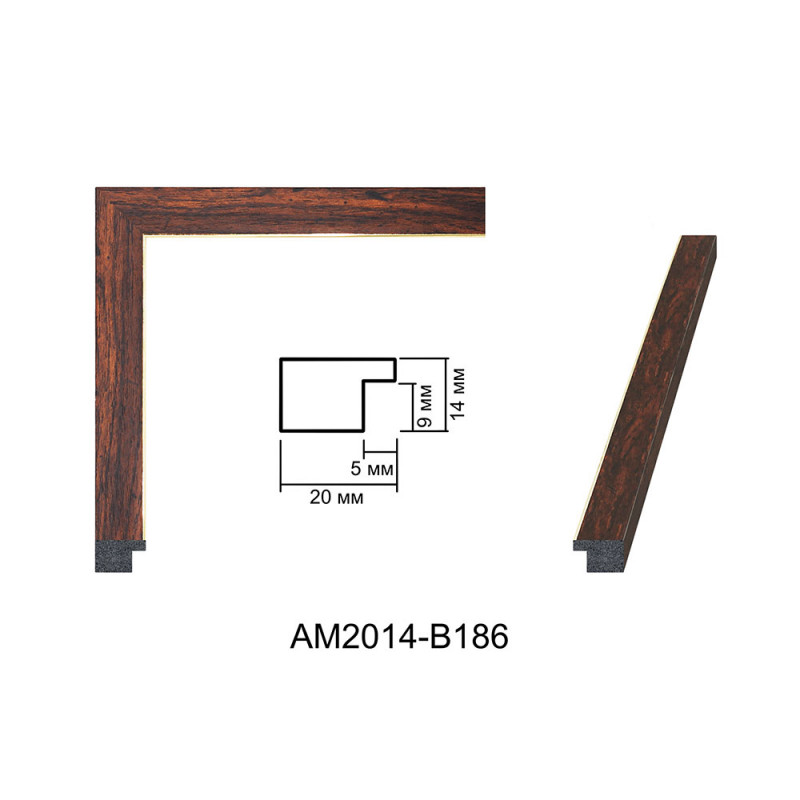 Rama din plastic - Art: AM2014 B186 numai la RAME.RO