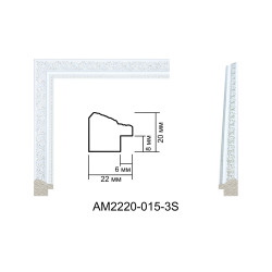 Plastic Frame Art.No: AM-2220B- 015-3S  at RAME.RO