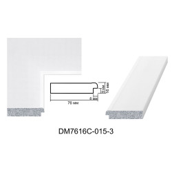 Profil pentru rame tablou - Art: DM 7616C-015-3 numai la 15,95 RON (fara TVA) RON | RAME.RO