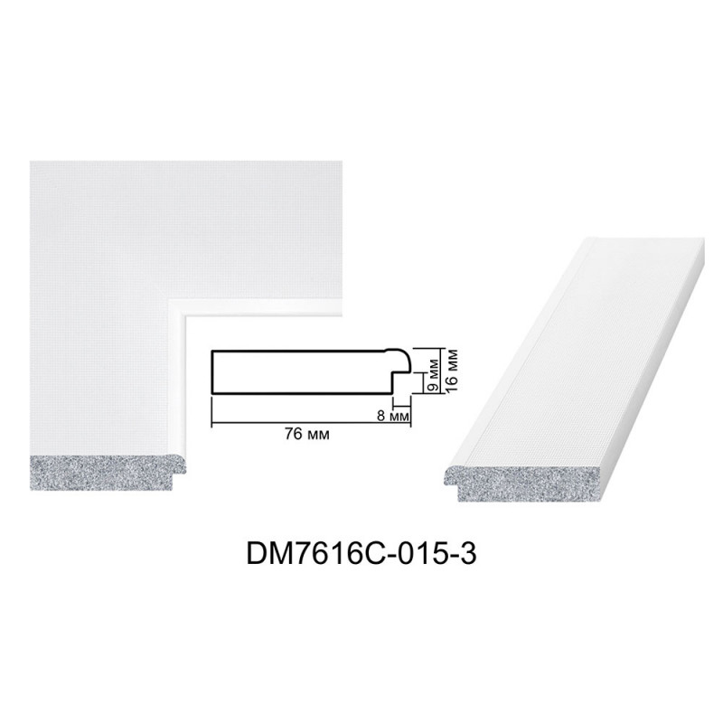 Profil pentru rame tablou - Art: DM 7616C-015-3 numai la 15,95 RON (fara TVA) RON | RAME.RO Profil pentru rame tablou - Art: DM 7616C-015-3 numai la 15,95 RON (fara TVA) RON | RAME.RO