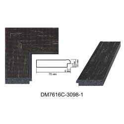 Profil pentru rame tablou - Art: DM 7616C-3098-1 numai la 15,95 RON (fara TVA) RON | RAME.RO